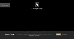 Desktop Screenshot of lancingcollege.co.uk
